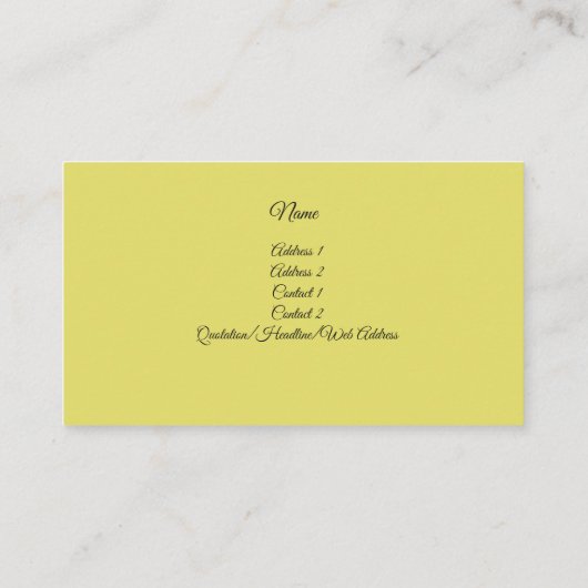 名刺を美化する英国の庭 名刺 (裏面)