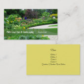 名刺を美化する英国の庭 名刺 (正面/裏面)