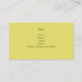 名刺を美化する英国の庭 名刺 (裏面)