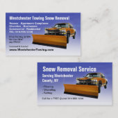 名刺を耕すカスタマイズ可能な雪 名刺 (正面/裏面)