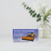 名刺を耕すカスタマイズ可能な雪 名刺 (スタンド正面)