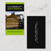 名刺を耕す雪 名刺 (正面/裏面)