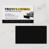 名刺を耕す雪 名刺 (正面/裏面)