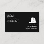 名刺を職員を置くオフィス 名刺 (裏面)