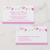 名刺を計画しているバントのパーティーのイベント 名刺 (正面/裏面)