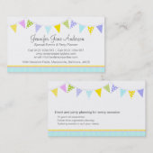 名刺を計画しているバントのパーティーのイベント 名刺 (正面/裏面)