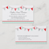 名刺を計画しているバントのパーティーのイベント 名刺 (正面/裏面)