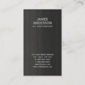 名刺を計画する音楽スピーカーDJのイベント 名刺 (裏面)