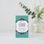 名刺を設計している上品なインテリア 名刺 (スタンド正面)