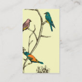 名刺を話す3羽の鳥 名刺 (裏面)