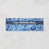 名刺を詳述する自動車 スキニー名刺 (裏面)