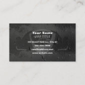 名刺を詳述する高級ロゴカー 名刺 (裏面)