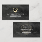 名刺を詳述する高級ロゴカー 名刺 (正面/裏面)