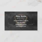 名刺を詳述する高級ロゴカー 名刺 (裏面)