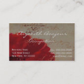 名刺を赤で表示 名刺 (裏面)