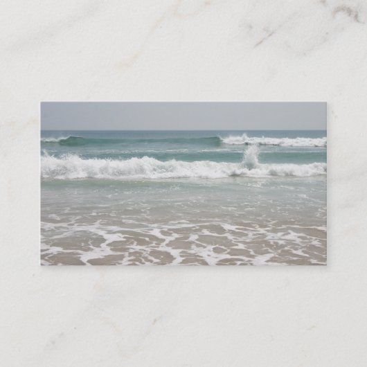 名刺を踊る海 名刺 (正面)