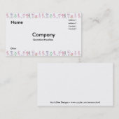 名刺を遊んでいる子供 名刺 (正面/裏面)