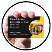 名刺を雇う熱帯性のバーテンダー 名刺