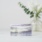 名刺を「家に」来ます 名刺 (スタンド正面)