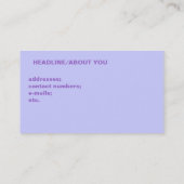 名刺を「家に」来ます 名刺 (裏面)