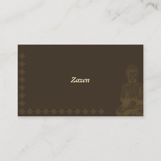 名刺をzazen 名刺 (正面)