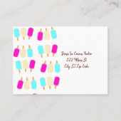 名刺アイスクリームパーラー 名刺 (裏面)