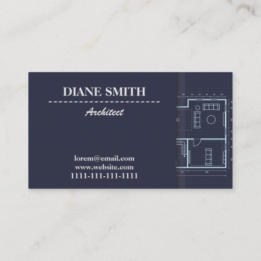 名刺アーキテクト 名刺 (裏面)