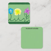 名刺アート&デザインスタイル スクエア名刺 (正面/裏面)