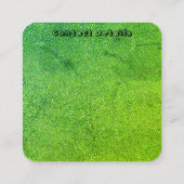 名刺アート&デザイン スクエア名刺 (裏面)