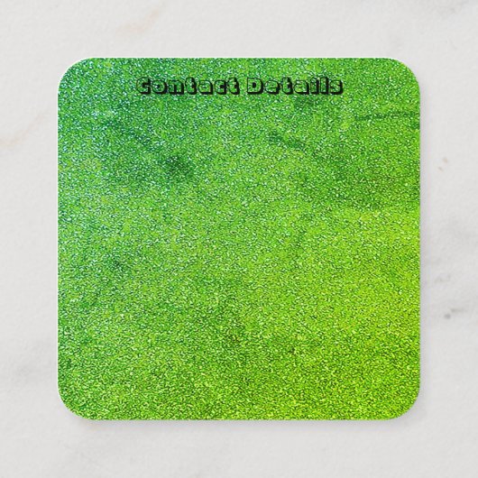 名刺アート&デザイン スクエア名刺 (裏面)