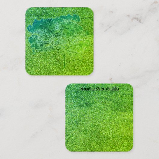 名刺アート&デザイン スクエア名刺 (正面/裏面)