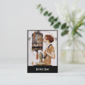 名刺アールヌーボーデコエレガント 名刺 (スタンド正面)