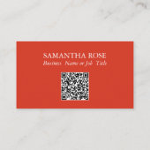 名刺ウォーターカラーレッドドラゴンフライ 名刺 (裏面)