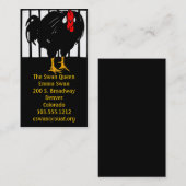 名刺ウッドカットビクトリアンのオンドスター 名刺 (正面/裏面)