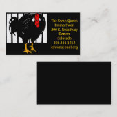 名刺ウッドカットビクトリアンのオンドスター 名刺 (正面/裏面)