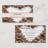 名刺エレガントバリスタとコーヒー仲間 名刺 (正面/裏面)