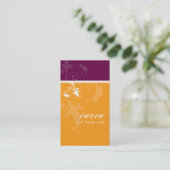 名刺エレガント朱紅梅 名刺 (スタンド正面)