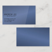 -名刺エレガント、プロフェッショナル 名刺 (正面/裏面)