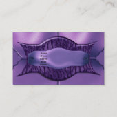 名刺エレガントAfrican Purple Metal 名刺 (裏面)