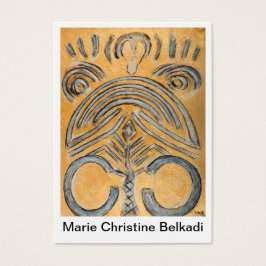 名刺オリジナルファインアート抽象芸術アーティスト