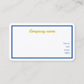 名刺カスタマイズ 名刺 (正面)