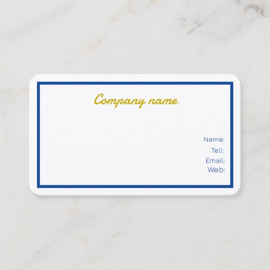 名刺カスタマイズ 名刺 (正面)