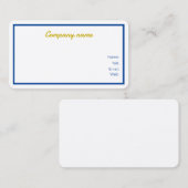 名刺カスタマイズ 名刺 (正面/裏面)