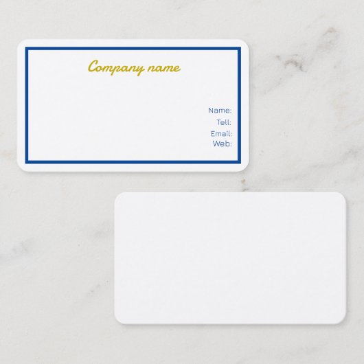 名刺カスタマイズ 名刺 (正面/裏面)