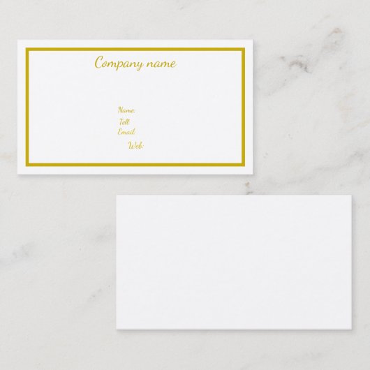 名刺カスタマイズ 名刺 (正面/裏面)