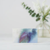 名刺カスタムテンプレートブルーフェザー 名刺 (スタンド正面)