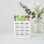 名刺カレンダーの新鮮商品 名刺 (スタンド正面)