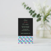 名刺ガラスタイル 名刺 (スタンド正面)