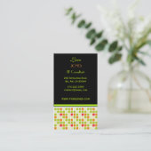 名刺ガラスモザイク 名刺 (スタンド正面)