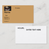 名刺ケーキデザイン 名刺 (正面/裏面)